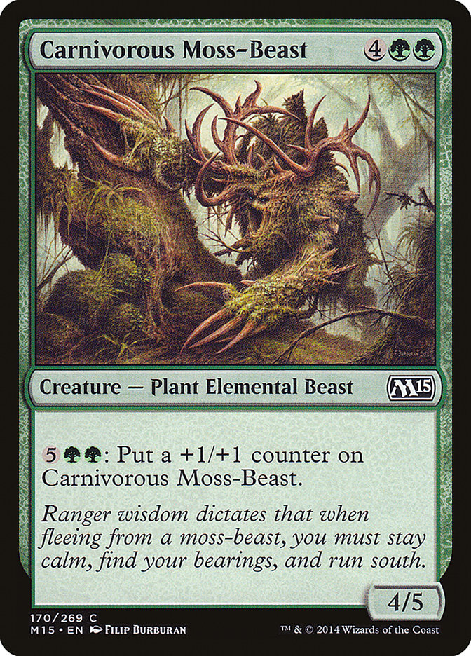 Carnivorous Moss-Beast [Magic 2015] (170)