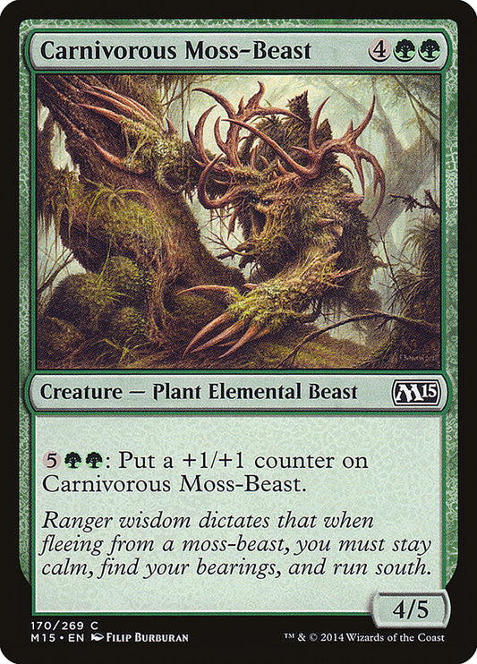 Carnivorous Moss-Beast [Magic 2015] (170)