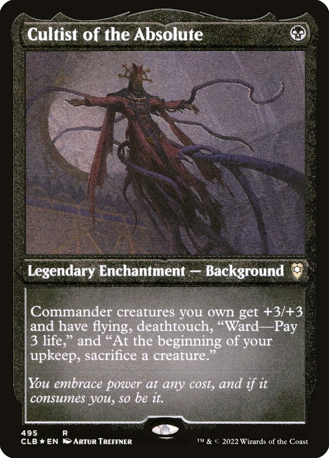 Cultist of the Absolute [Commander Legends: Battle for Baldur's Gate] (495)