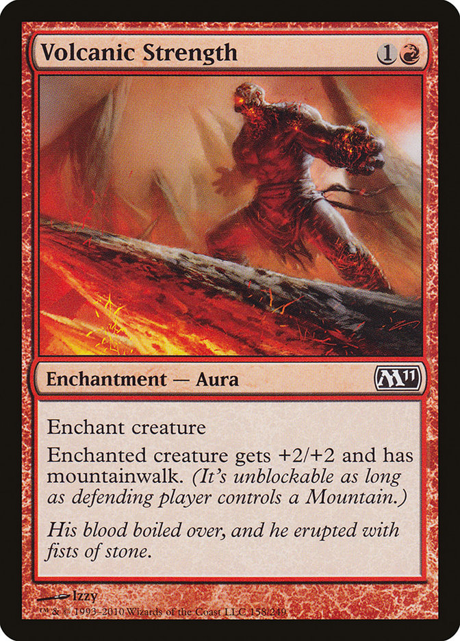 Volcanic Strength [Magic 2011] (158)