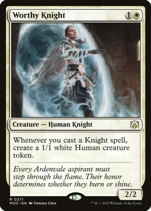 Worthy Knight [March of the Machine Commander] (217)