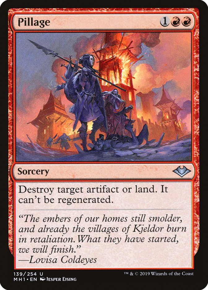 Pillage [Modern Horizons] (139)