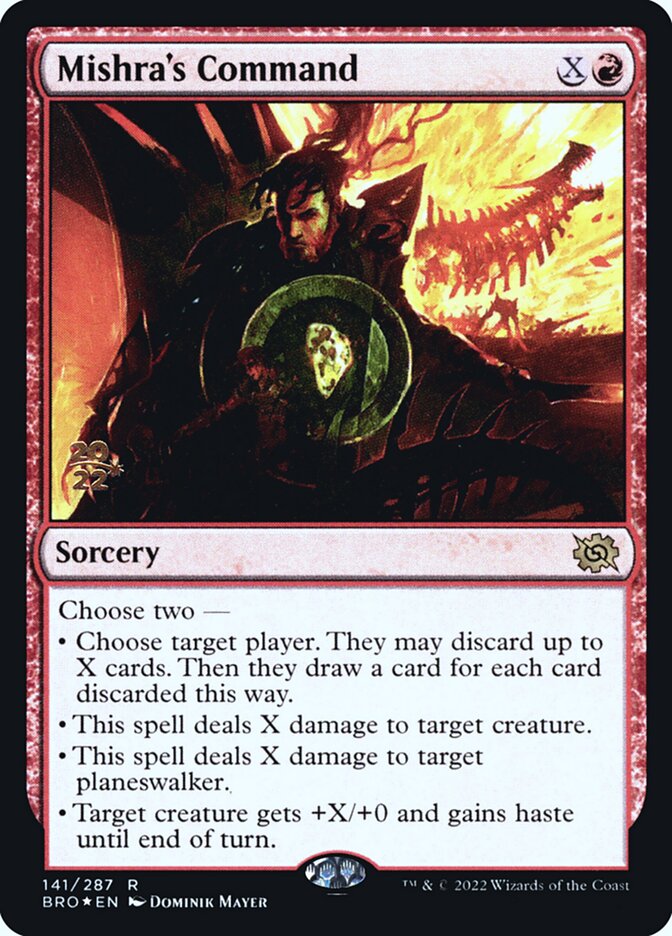 Mishra's Command [The Brothers' War Promos] (141s)