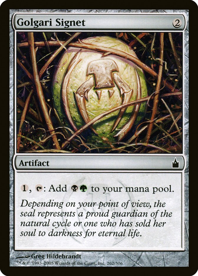 Golgari Signet [Ravnica: City of Guilds] (262)
