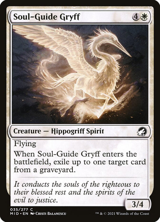 Soul-Guide Gryff [Innistrad: Midnight Hunt] (35)