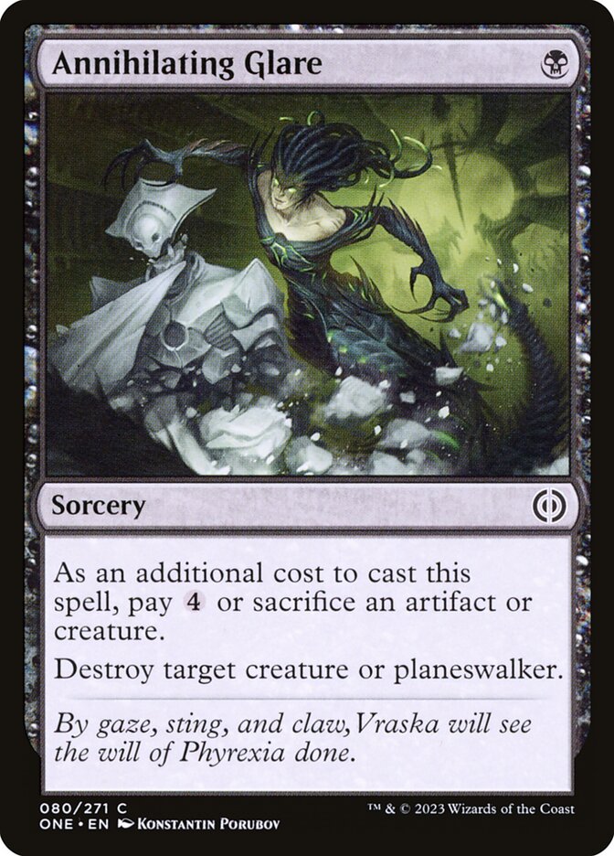 Annihilating Glare [Phyrexia: All Will Be One] (80)