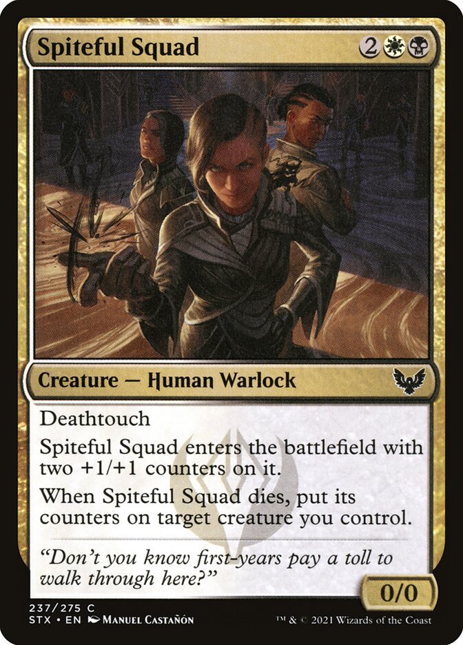 Spiteful Squad [Strixhaven: School of Mages] (237)