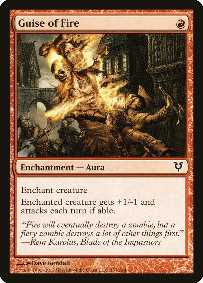 Guise of Fire [Avacyn Restored] (137)