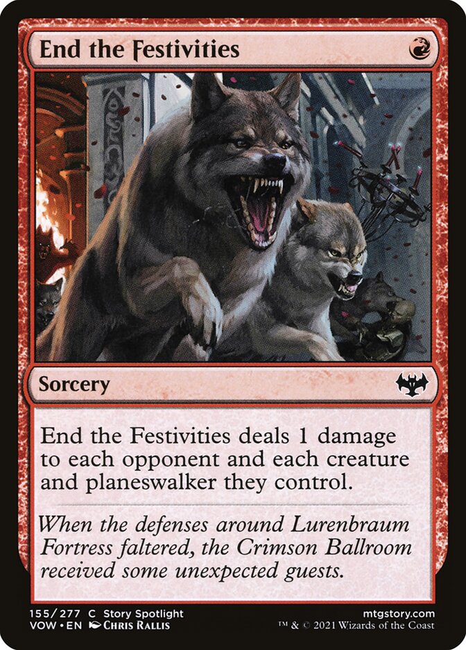 End the Festivities [Innistrad: Crimson Vow] (155)