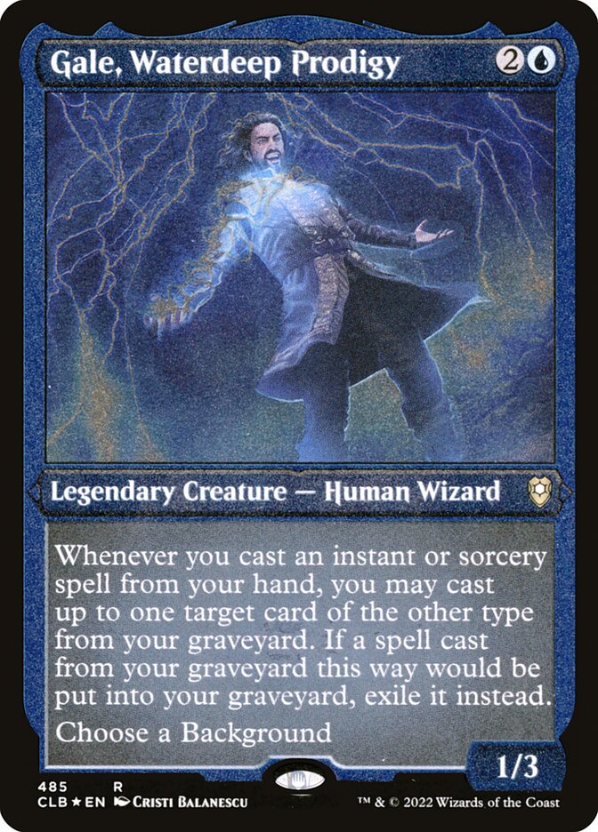 Gale, Waterdeep Prodigy [Commander Legends: Battle for Baldur's Gate] (485)