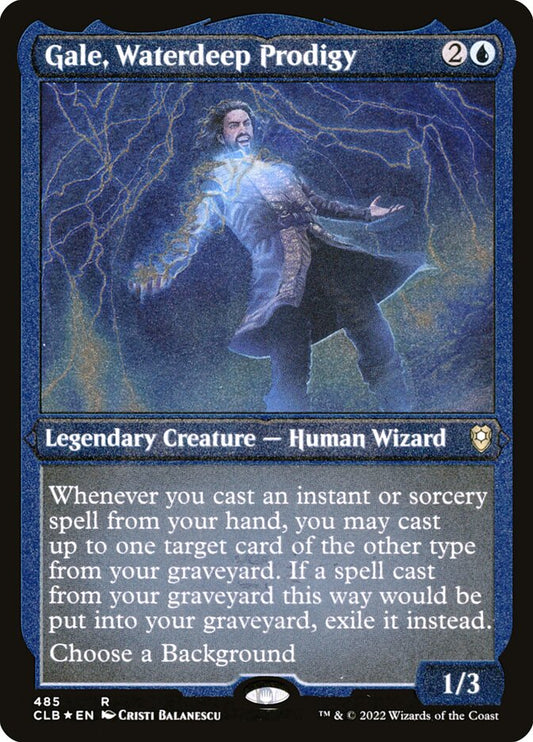 Gale, Waterdeep Prodigy [Commander Legends: Battle for Baldur's Gate] (485)