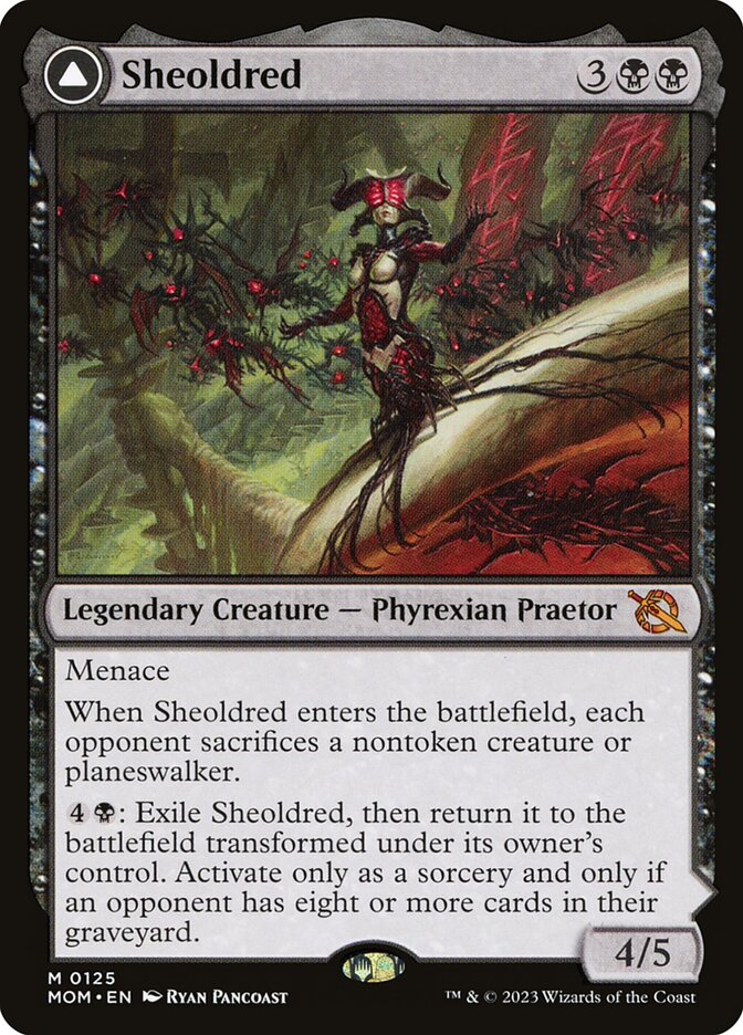 Sheoldred // The True Scriptures [March of the Machine] (125)
