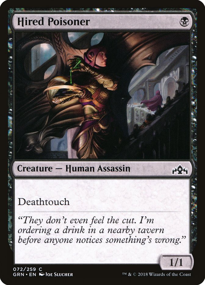 Hired Poisoner [Guilds of Ravnica] (72)