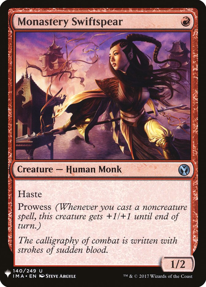 Monastery Swiftspear [The List] (IMA-140)