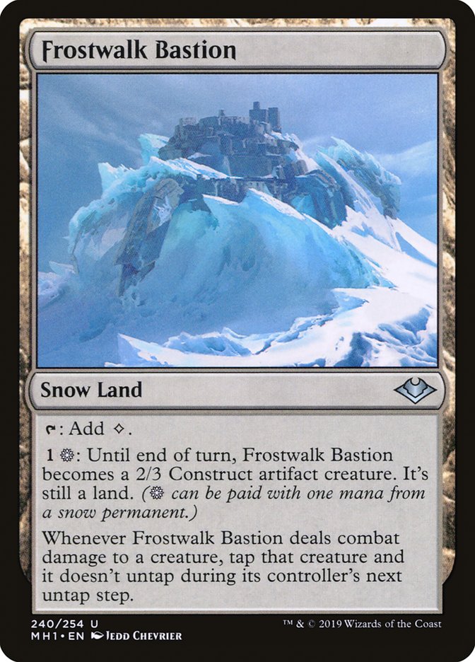 Frostwalk Bastion [Modern Horizons] (240)