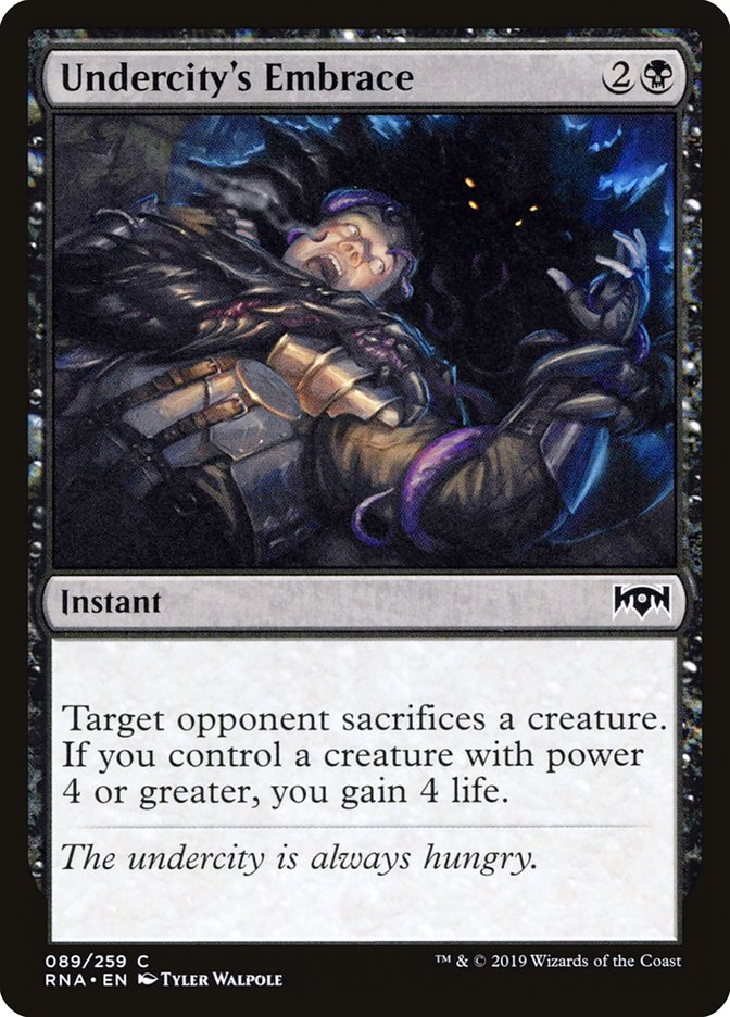 Undercity's Embrace [Ravnica Allegiance] (89)
