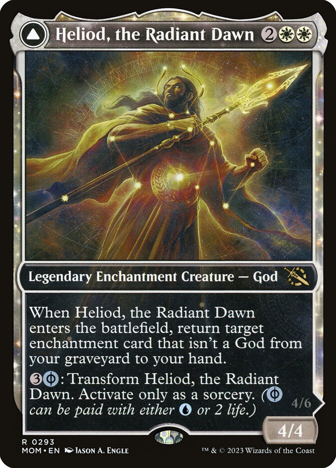 Heliod, the Radiant Dawn // Heliod, the Warped Eclipse [March of the Machine] (293)