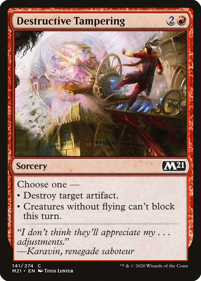 Destructive Tampering [Core Set 2021] (141)