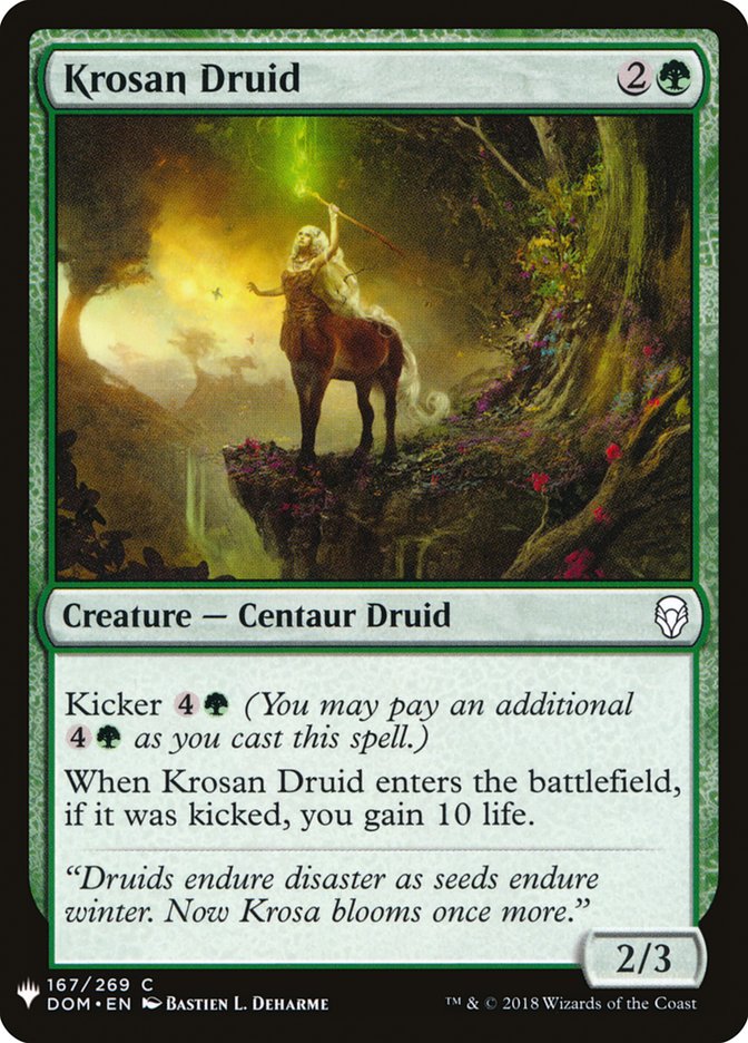 Krosan Druid [The List] (DOM-167)
