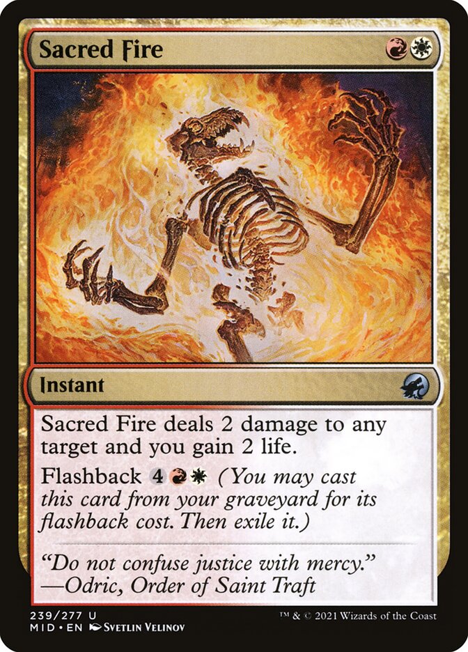 Sacred Fire [Innistrad: Midnight Hunt] (239)