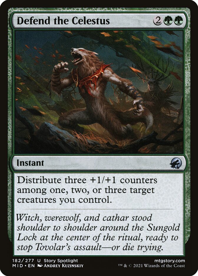 Defend the Celestus [Innistrad: Midnight Hunt] (182)