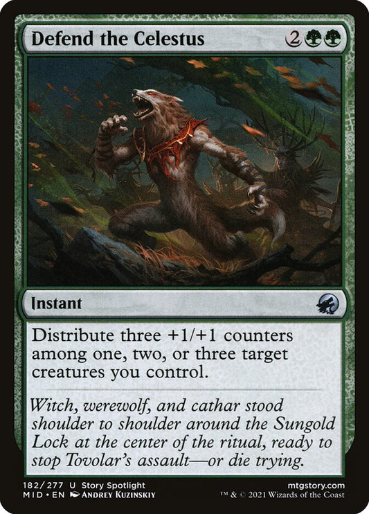 Defend the Celestus [Innistrad: Midnight Hunt] (182)