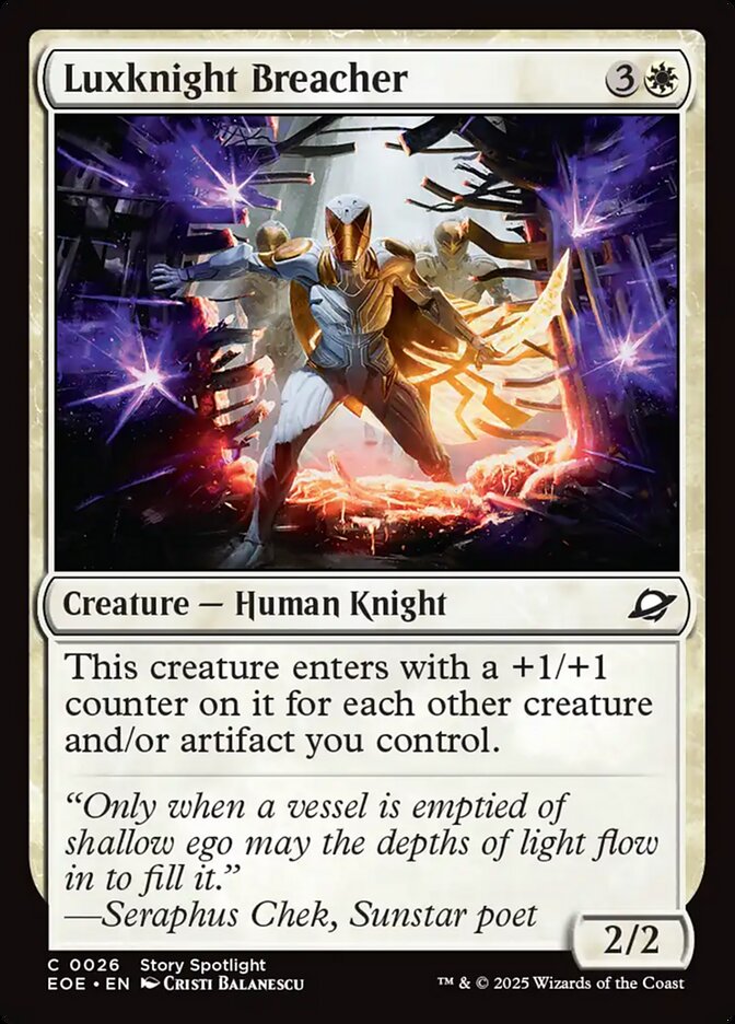 Luxknight Breacher [Edge of Eternities] (26)