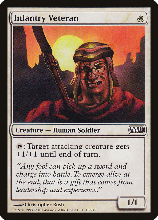 Infantry Veteran [Magic 2011] (18)