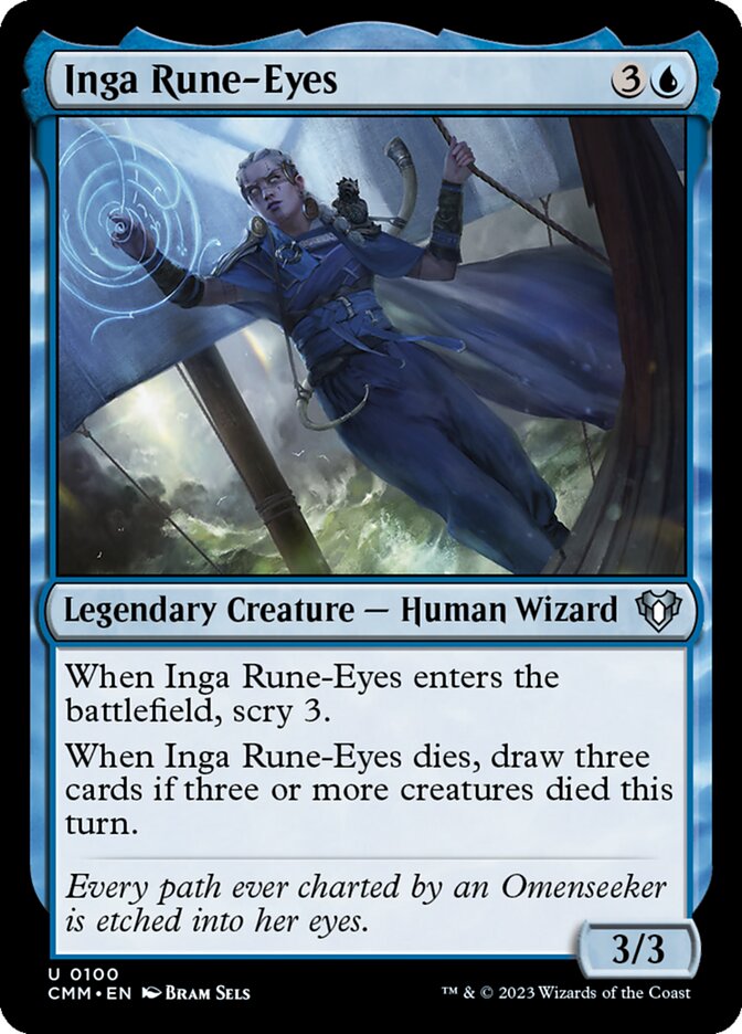 Inga Rune-Eyes [Commander Masters] (100)
