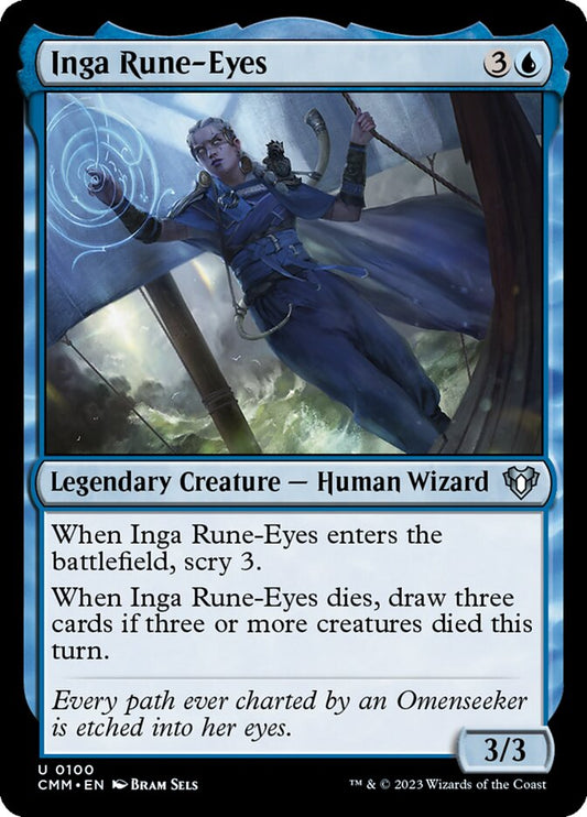 Inga Rune-Eyes [Commander Masters] (100)