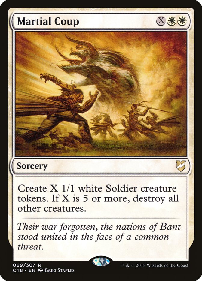 Martial Coup [Commander 2018] (69)