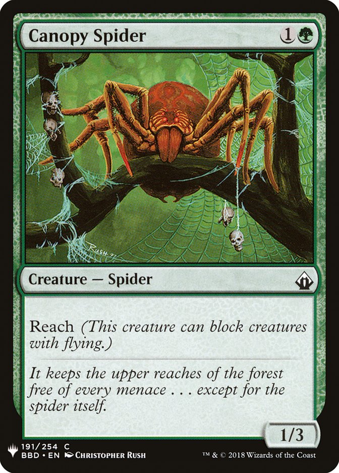 Canopy Spider [The List] (BBD-191)