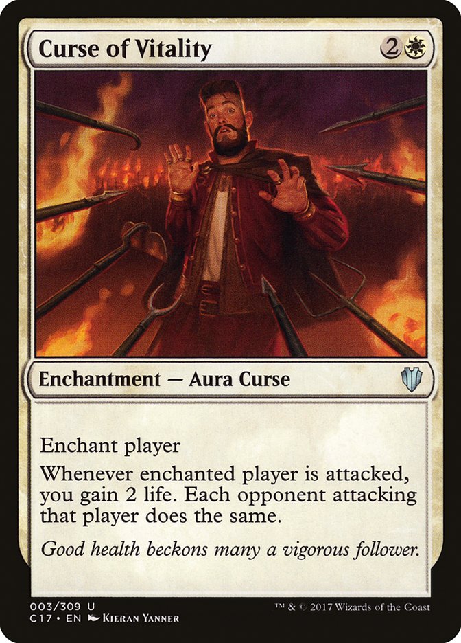 Curse of Vitality [Commander 2017] (3)