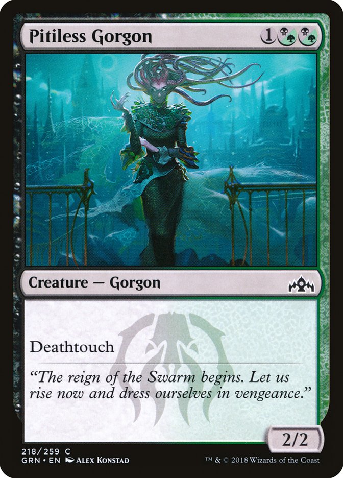 Pitiless Gorgon [Guilds of Ravnica] (218)