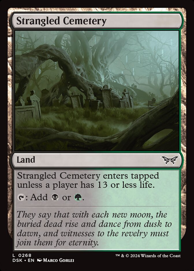 Strangled Cemetery [Duskmourn: House of Horror] (268)