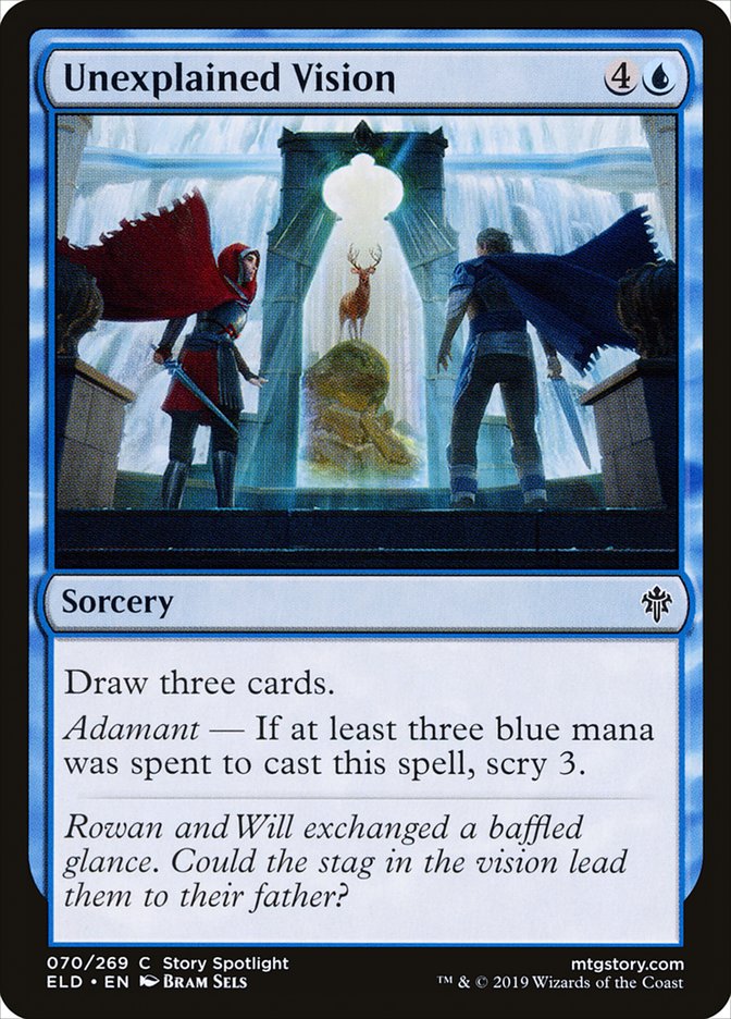 Unexplained Vision [Throne of Eldraine] (70)