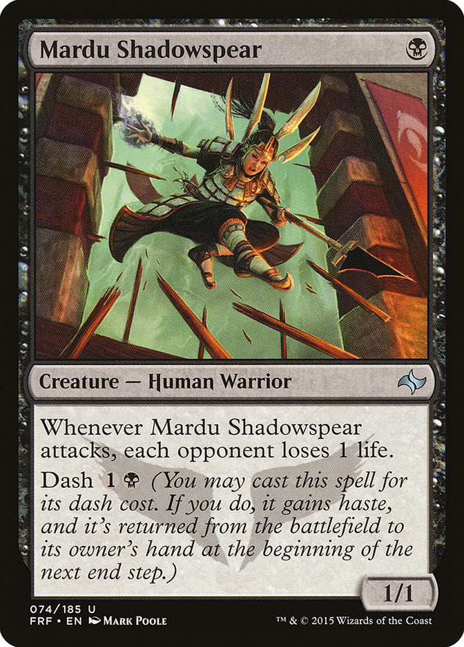 Mardu Shadowspear [Fate Reforged] (74)