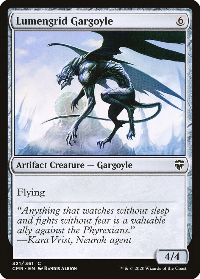 Lumengrid Gargoyle [Commander Legends] (321)