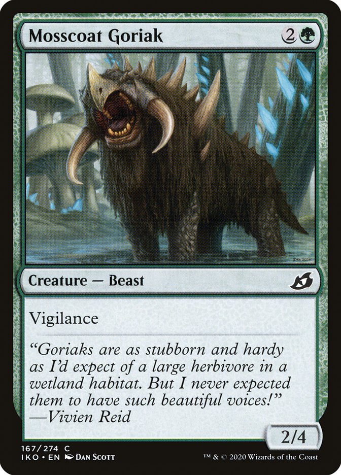 Mosscoat Goriak [Ikoria: Lair of Behemoths] (167)