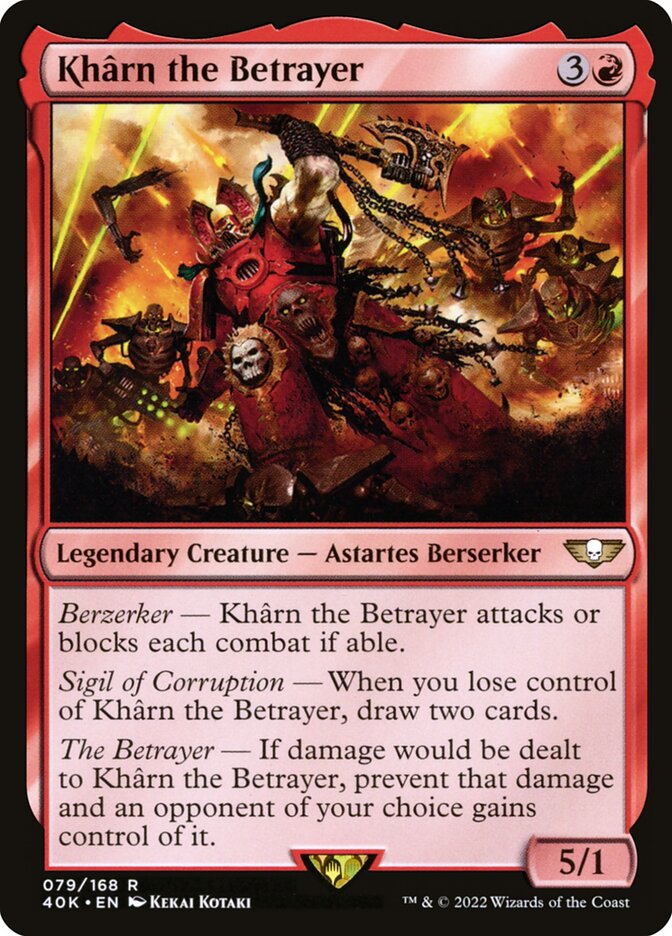 Khârn the Betrayer [Warhammer 40,000 Commander] (79)