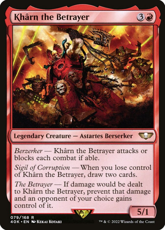 Khârn the Betrayer [Warhammer 40,000 Commander] (79)