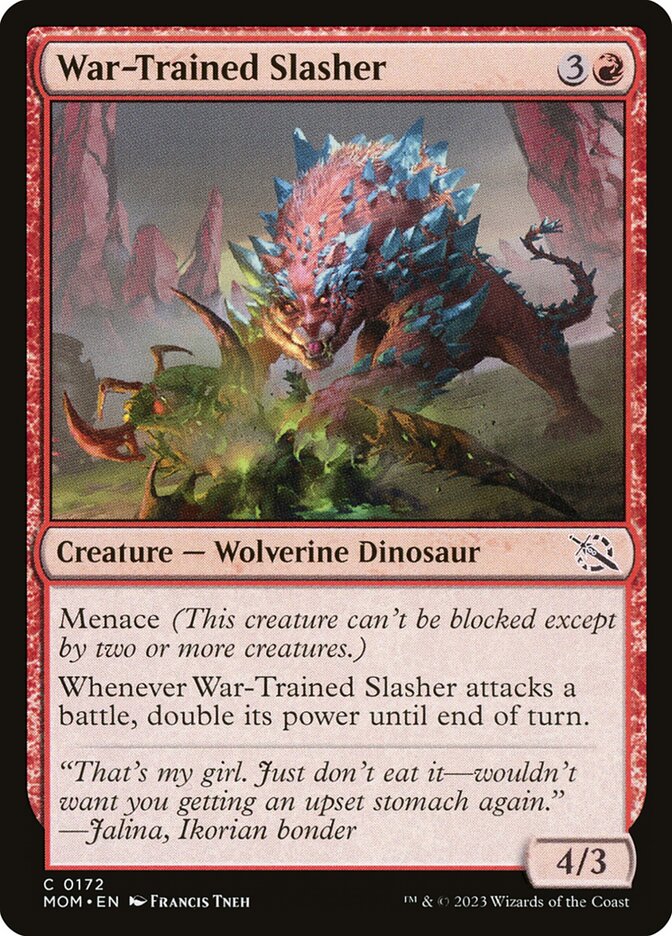 War-Trained Slasher [March of the Machine] (172)