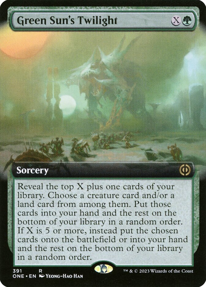 Green Sun's Twilight [Phyrexia: All Will Be One] (391)