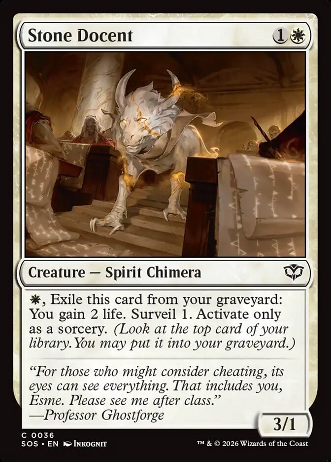 Stone Docent [Secrets of Strixhaven] (36)
