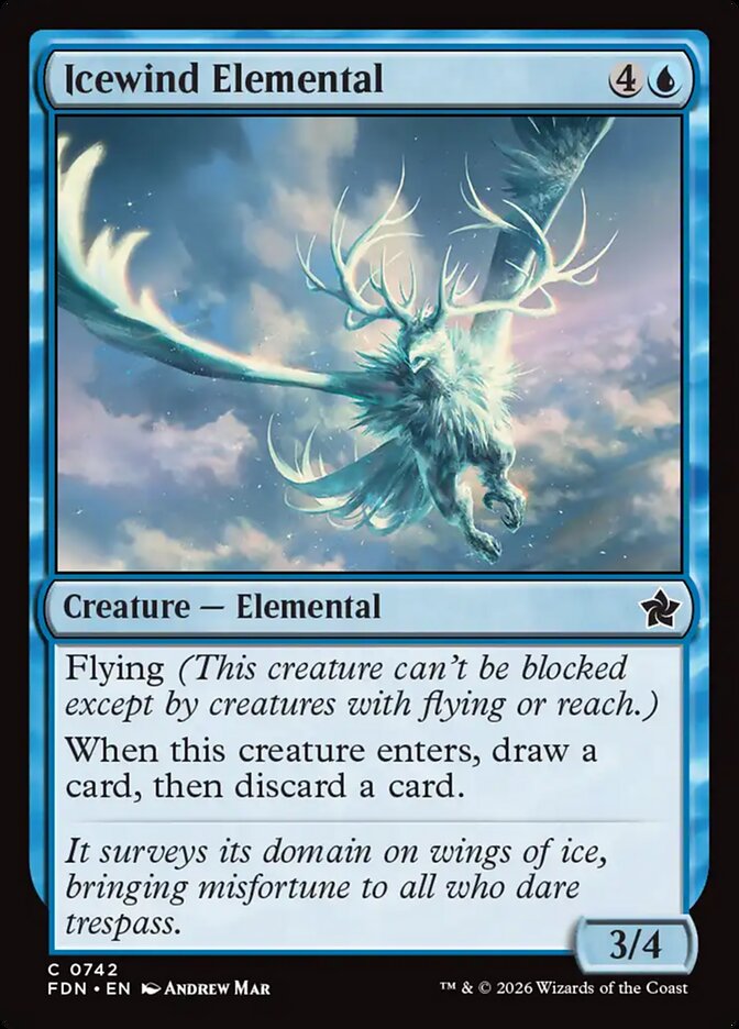 Icewind Elemental [Foundations] (42)