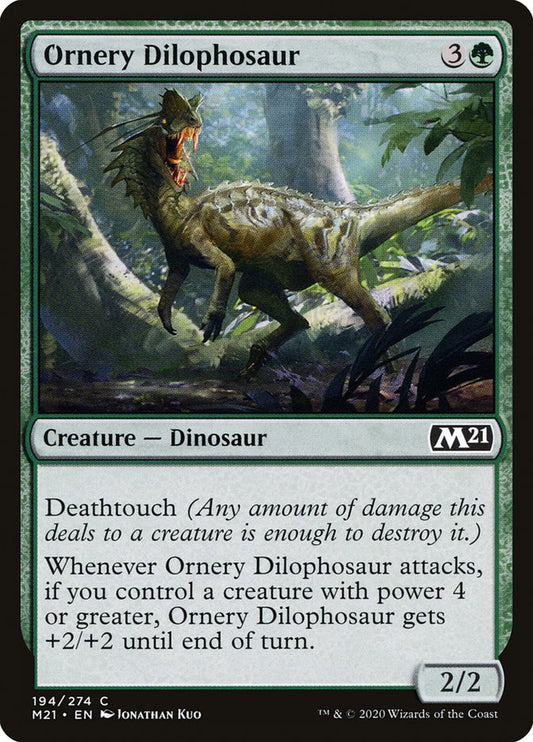 Ornery Dilophosaur [Core Set 2021] (194)