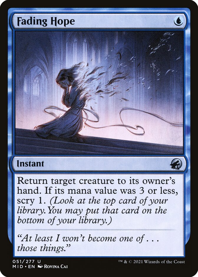 Fading Hope [Innistrad: Midnight Hunt] (51)