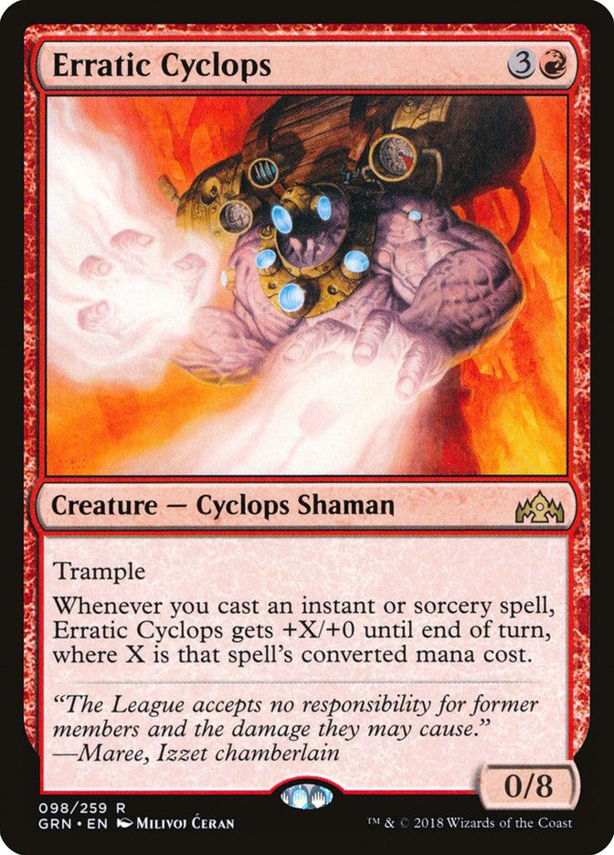 Erratic Cyclops [Guilds of Ravnica] (98)