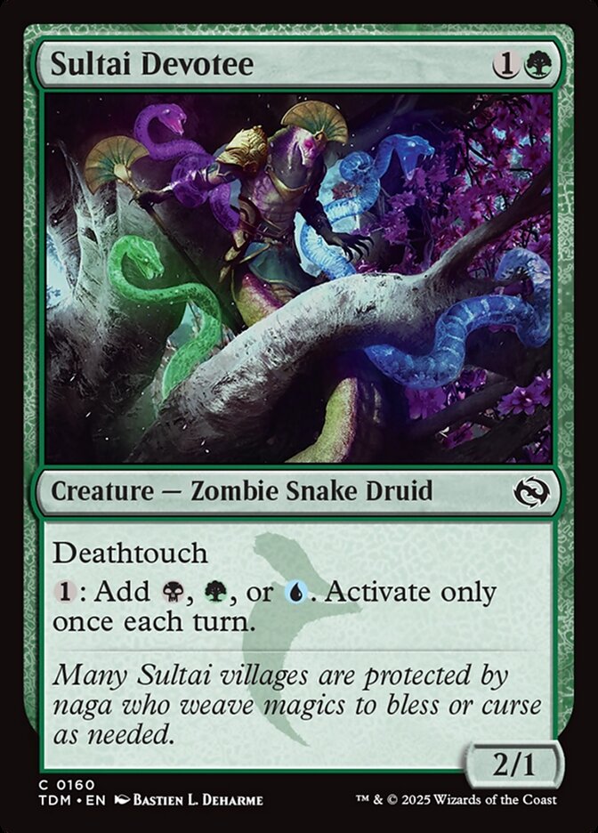 Sultai Devotee [Tarkir: Dragonstorm] (160)