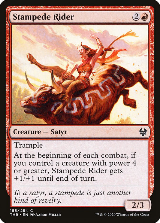 Stampede Rider [Theros Beyond Death] (155)